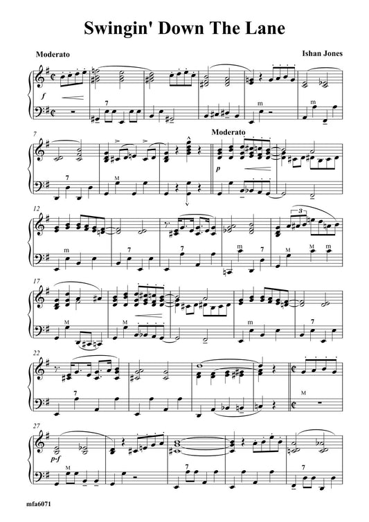 Swingin' Down The Lane (Solo)