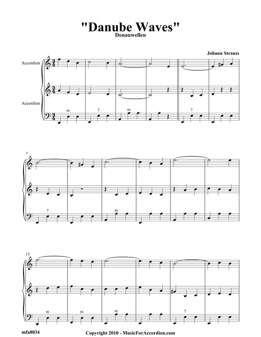 Danube Waves (Donauwellen) (Duet)