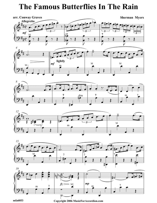 Famous Butterflies In The Rain (Solo)