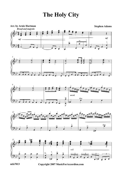 The Holy City (arranged Hartman) (Solo)
