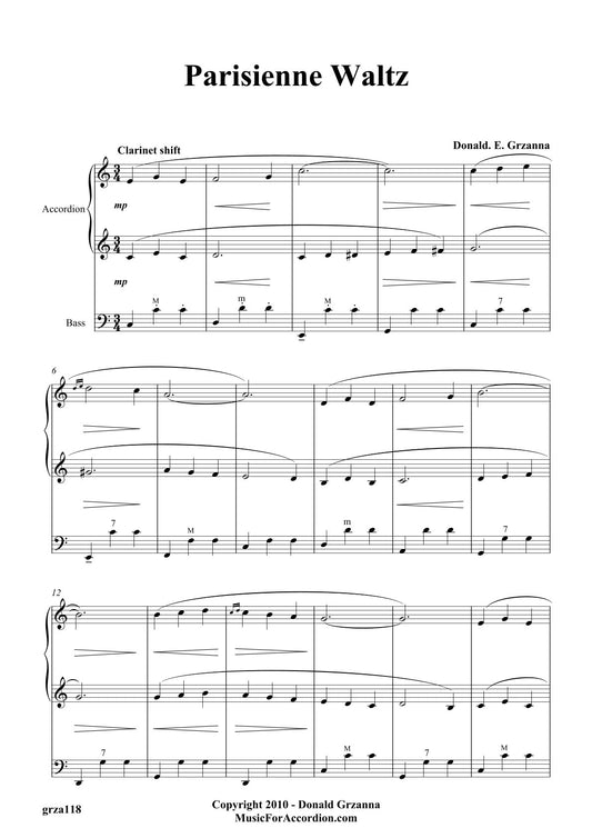 Parisienne Waltz
