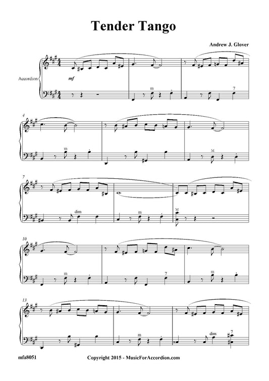 Tender Tango (Solo)