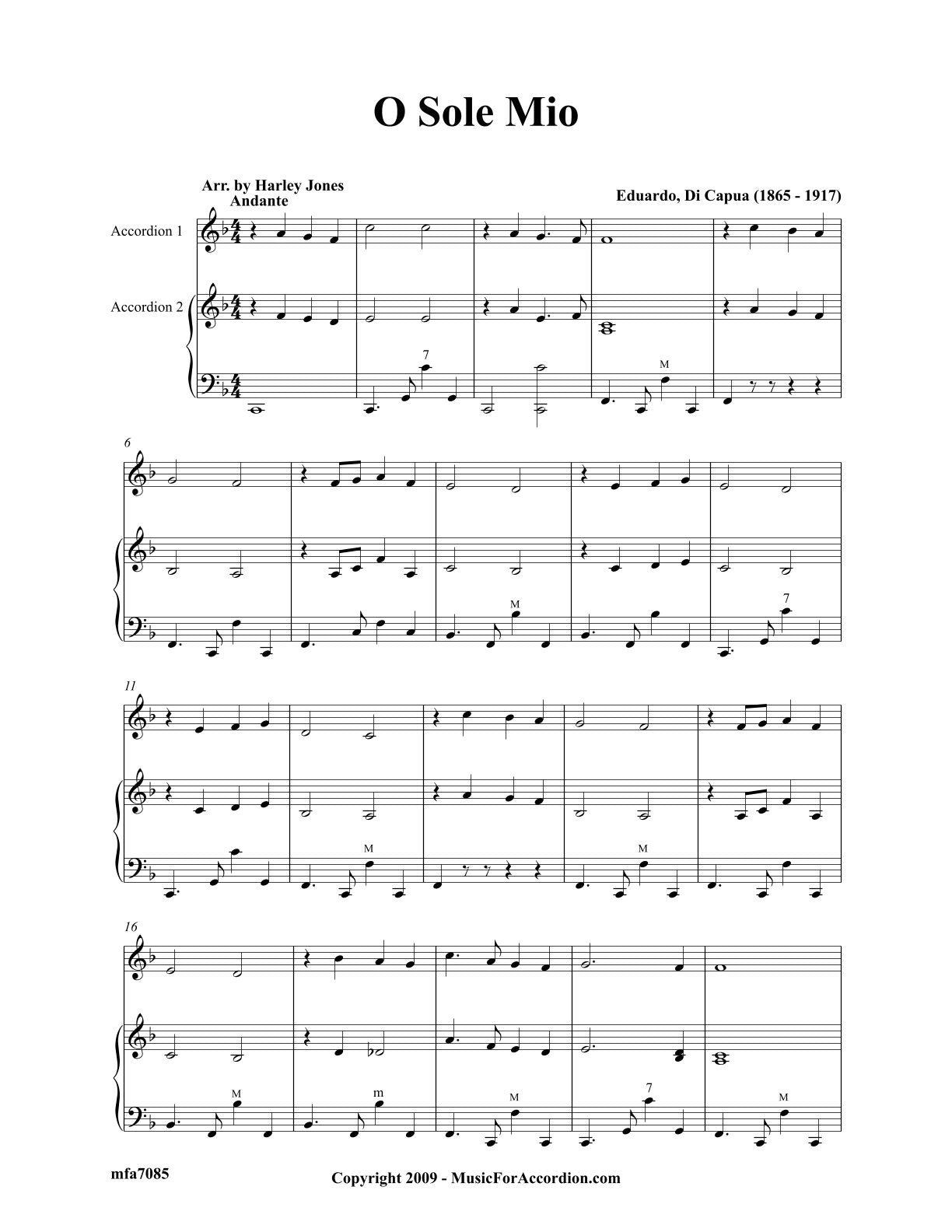 O Sole Mio (Duet)