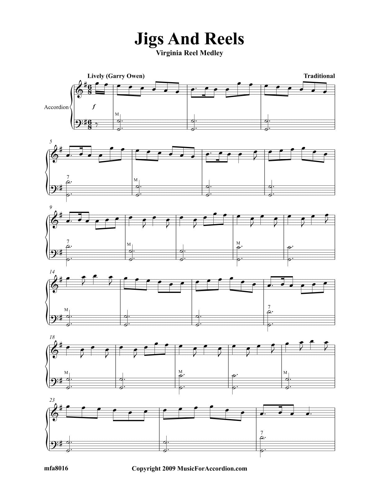 Jigs And Reels Virginia Reel Medley