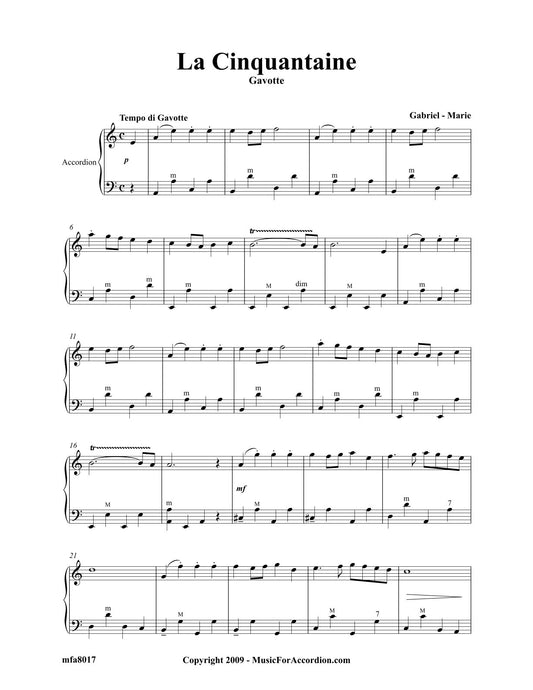 La Cinquantaine Jean-Marie (Solo)