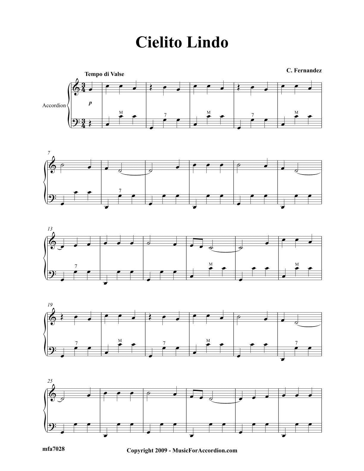 Cielito Lindo (Solo)