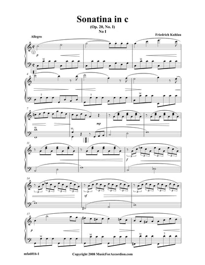 Sonatina in C, Part 1–3 (Solo)