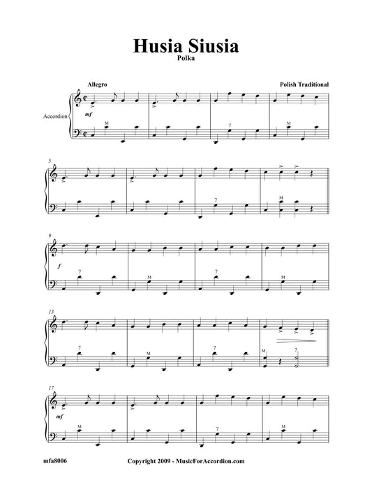 Husia Siusia Polka (Polish) (Solo)