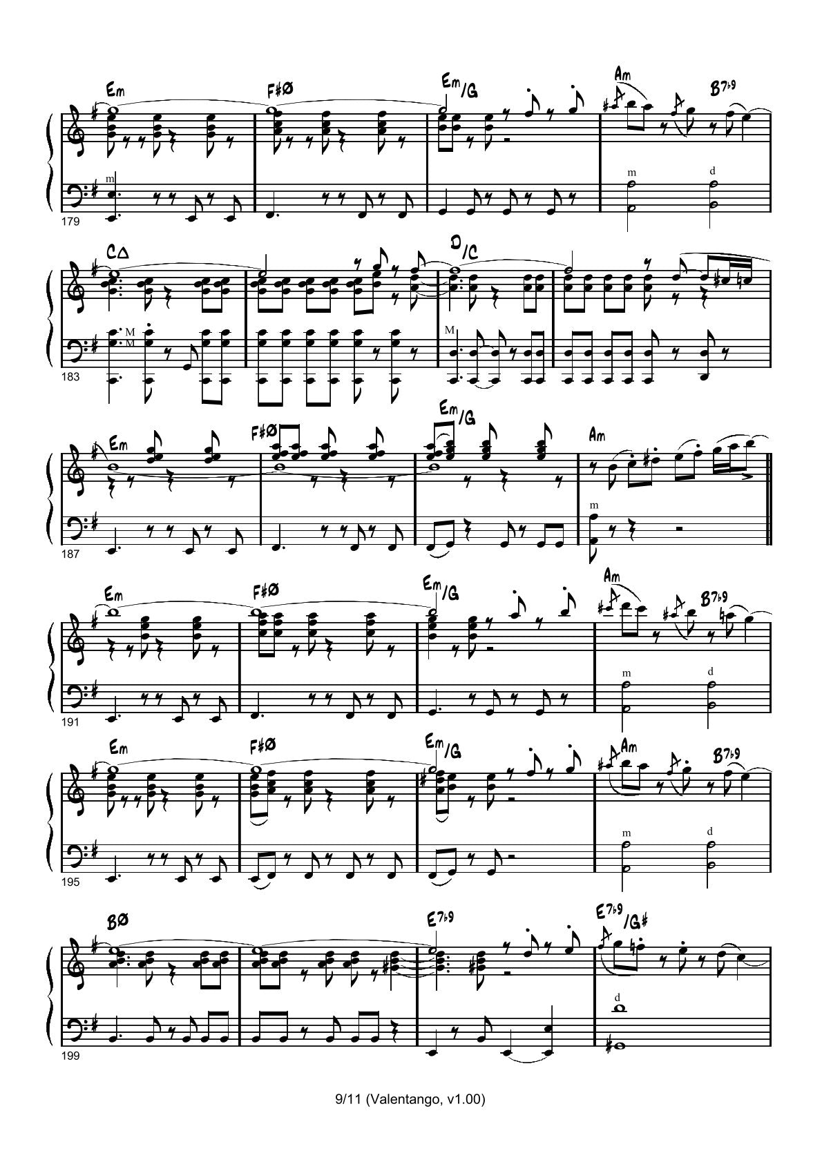 Valentango (solo)