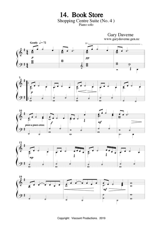 Bookstore (piano solo)