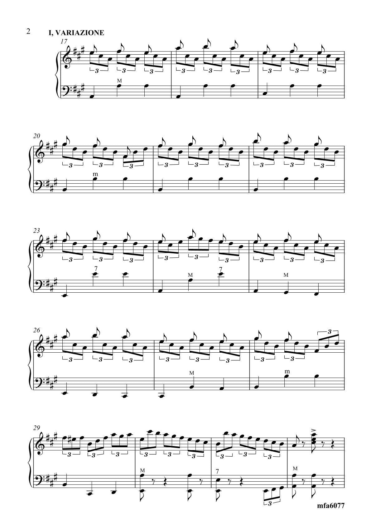 Celebre Mazurka Variato (Solo)
