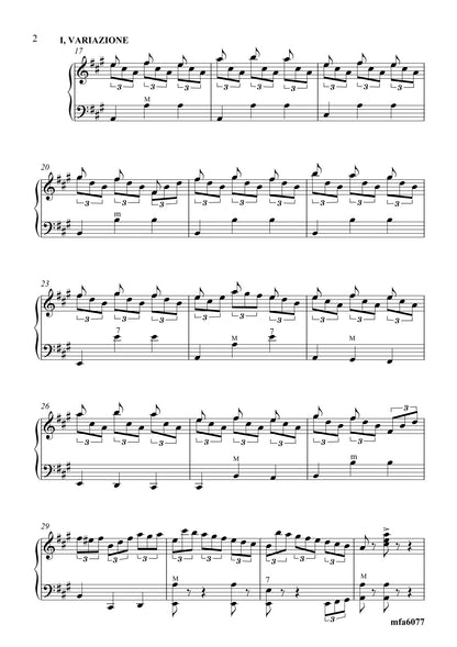Celebre Mazurka Variato (Solo)