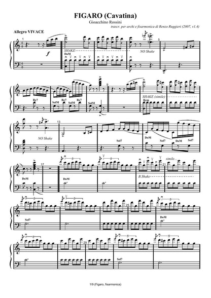 Figaro (solo) or (solo with string orchestra)