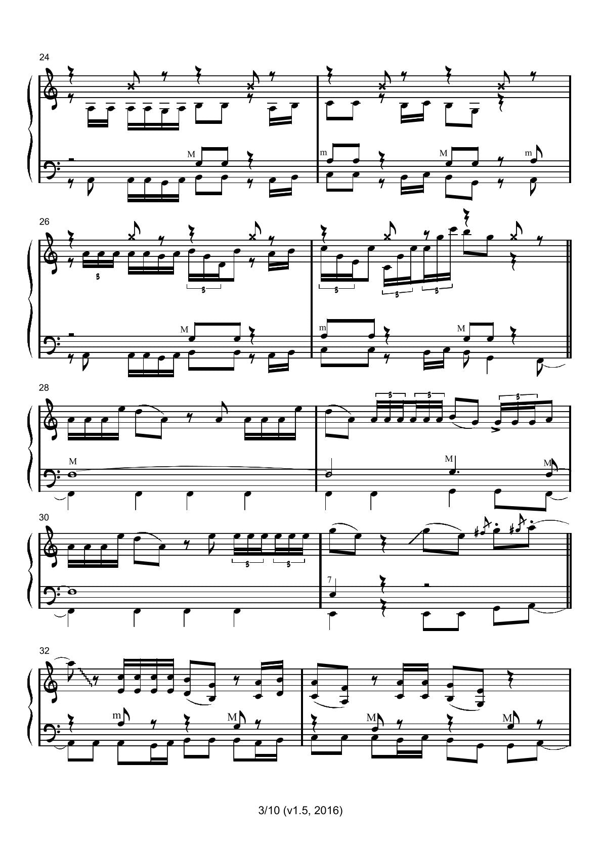 The Jackson Medley (solo)