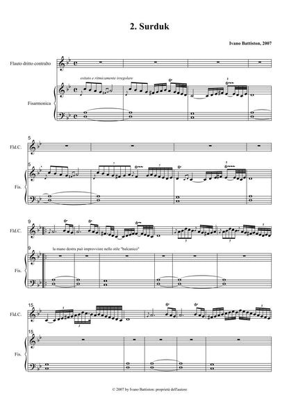 3 Balkan Dances ( for Accordion & Recorder) (Duet)