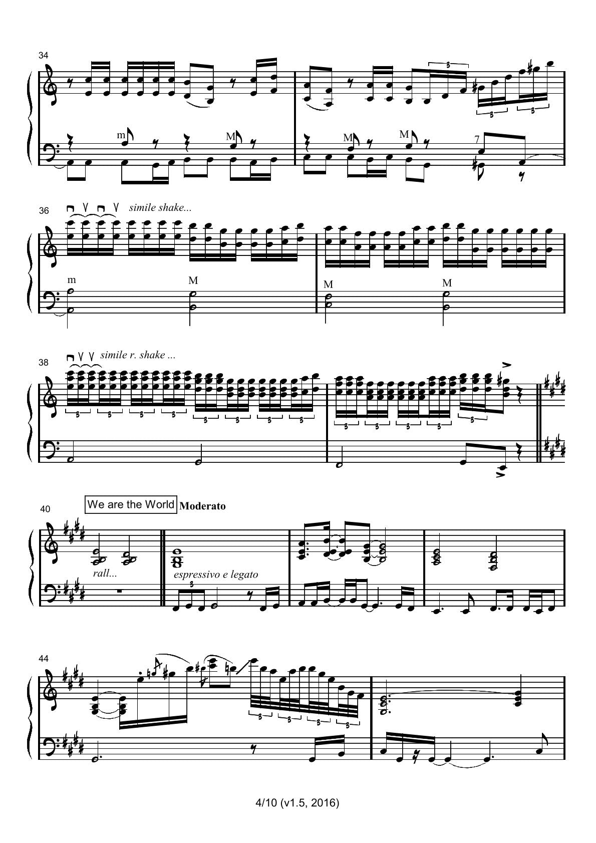 The Jackson Medley (solo)