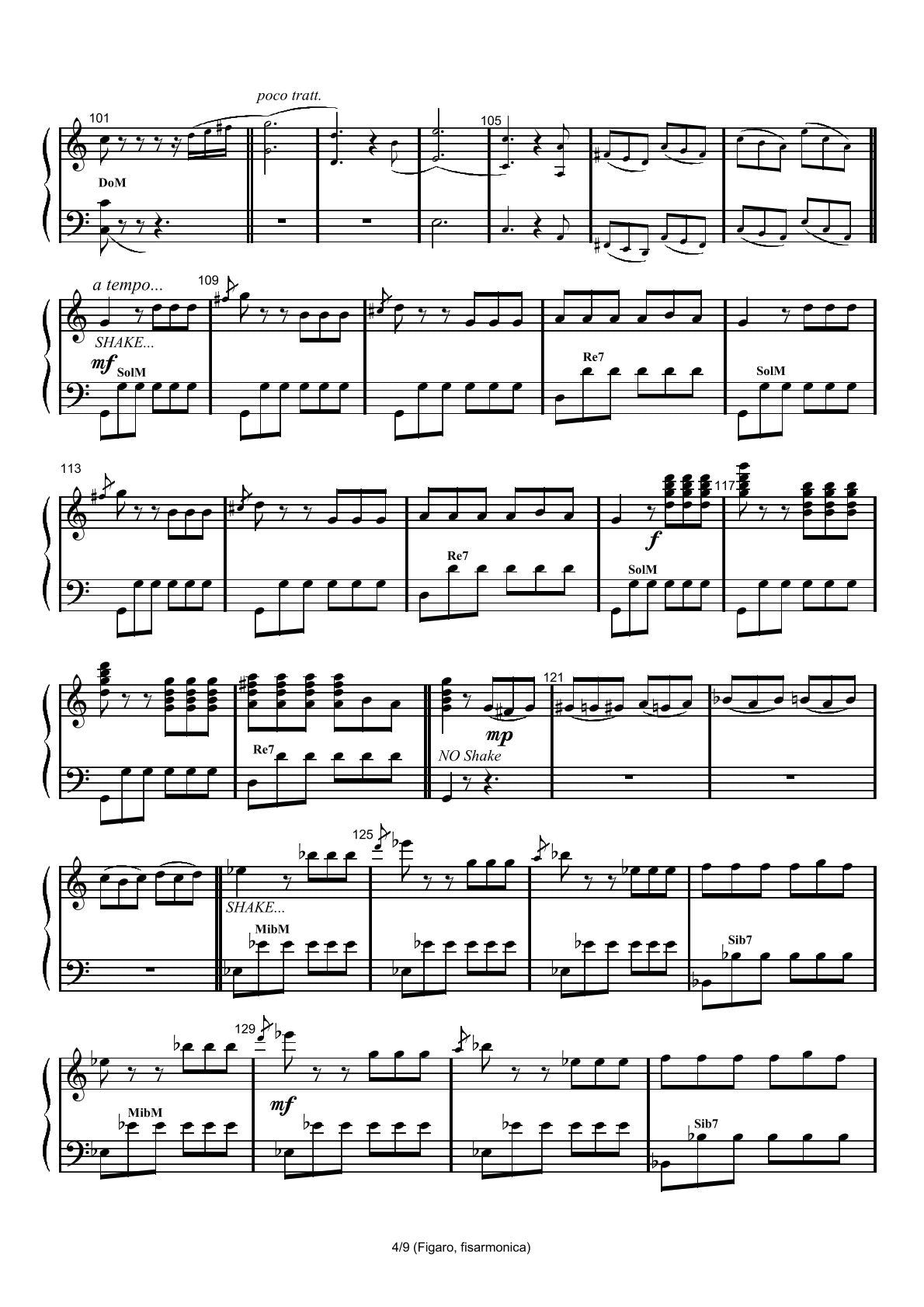 Figaro (solo) or (solo with string orchestra)