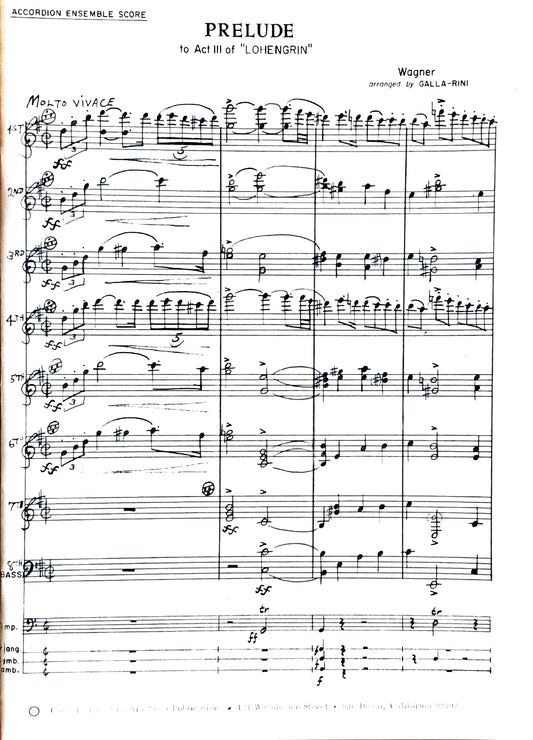 Prelude to Act 3 from Lohengrin