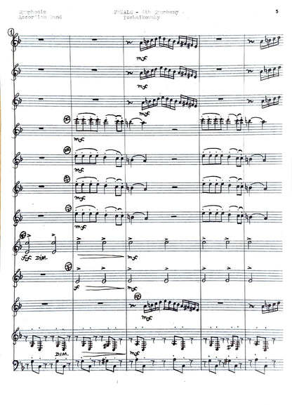 Allegro Con Fuoco, Finale from Symphony No. 4