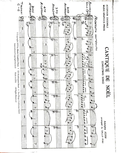 Cantique de Noel (O Holy Night) (Ensemble)