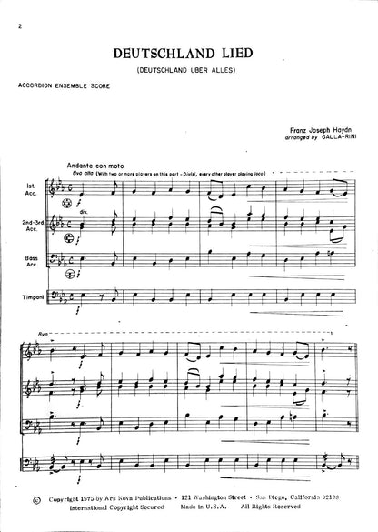 Deutschlandlied (German National Anthem)