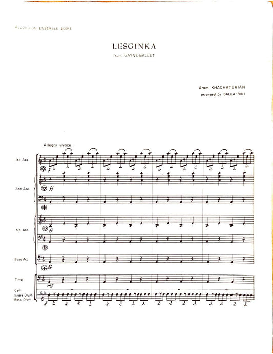 Lezginka (Lesginka) (Trio)