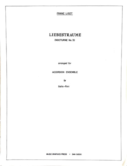 Liebestraume Nocturne No. 3, S. 541 (Ensemble)