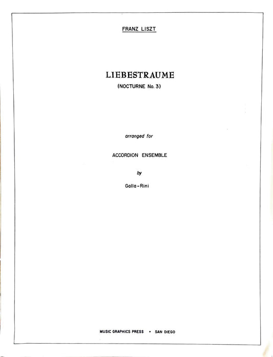 Liebestraume Nocturne No. 3, S. 541 (Ensemble)