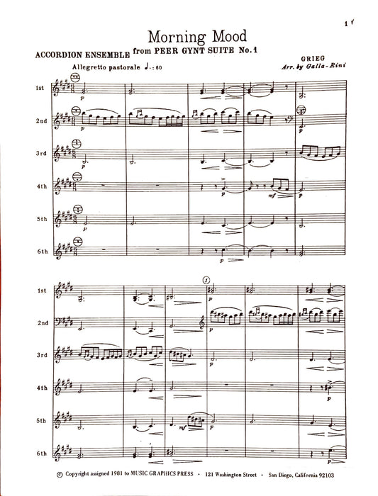 Morning Mood from Peer Gynt Suite No. 1, Op. 46