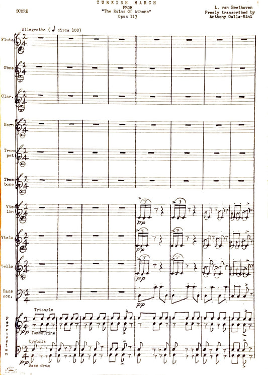 Turkish March, Rondo Alla Turka (Ensemble)