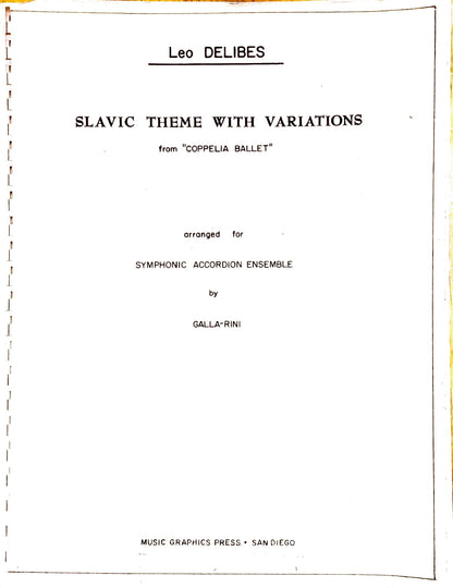 Slavic Theme With Variations  (from Coppélia Ballet)