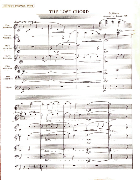 The Lost Chord (Ensemble)