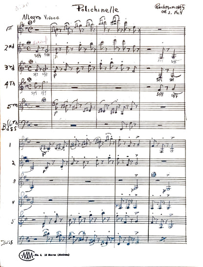 Polichinelle, Op. 3 No. 4 (Ensemble)