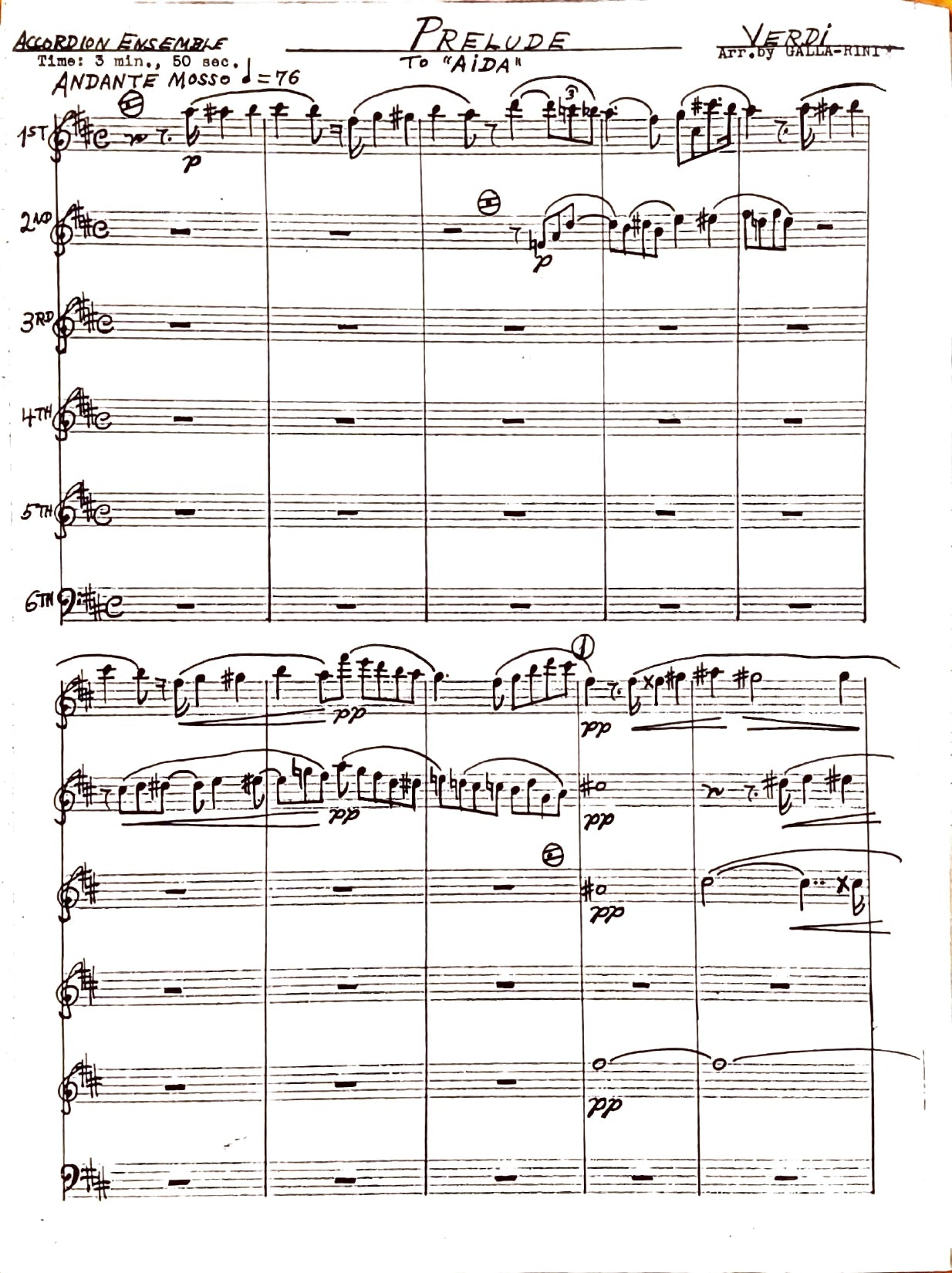 Prelude to Aida
