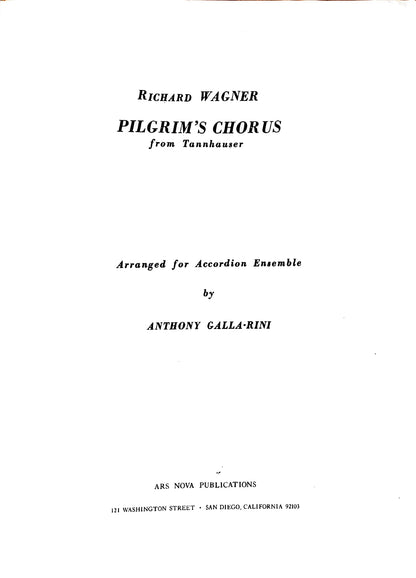 Pilgrim's Chorus from Tannhäuser