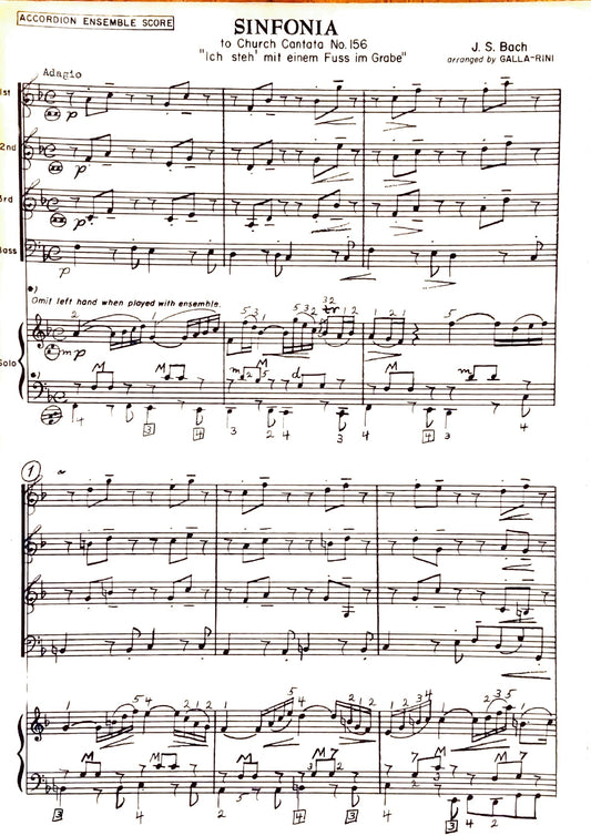 Sinfonia from Cantata BWV 156,