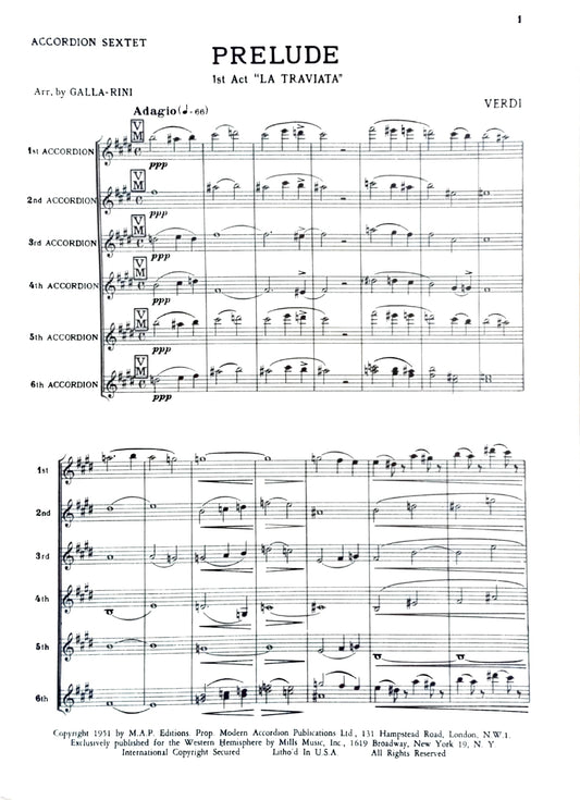 Prelude from Act I, La Traviata