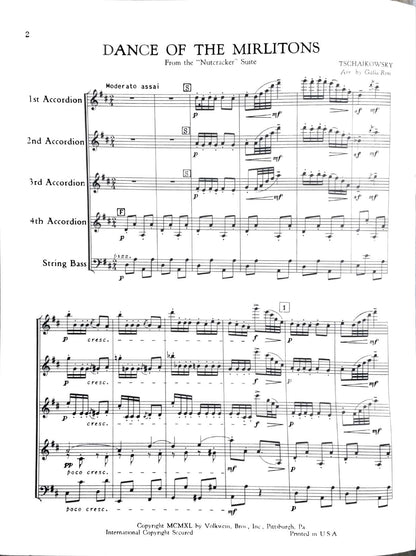 Dance of the Mirlitons from 'Nutcracker' Suite, Op. 71a