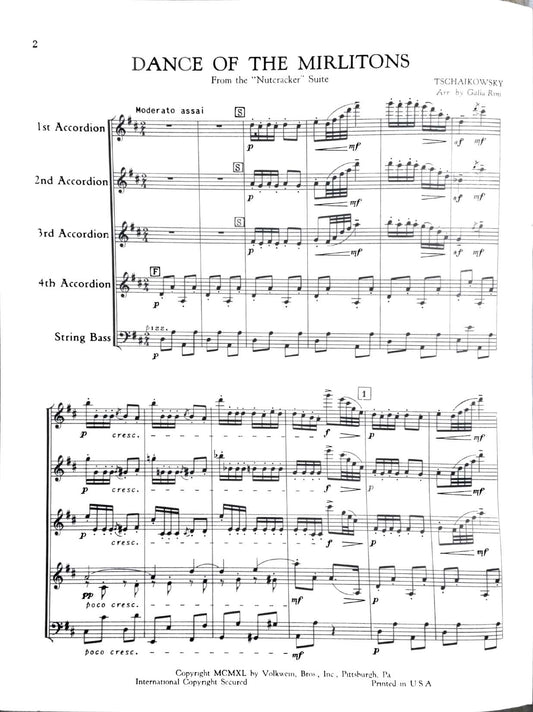 Dance of the Mirlitons from 'Nutcracker' Suite, Op. 71a