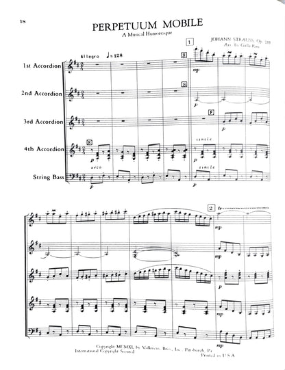 Perpetuum Mobile, Op. 257 (Ein Musikalischer Scherz)