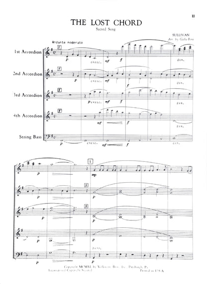 The Lost Chord, Sacred Song (Ensemble)
