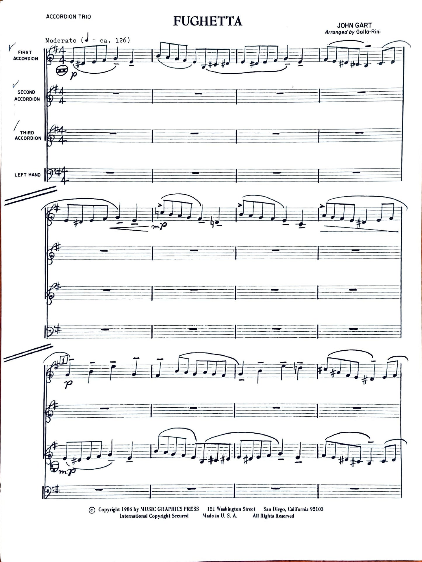 Fughetta (Trio)