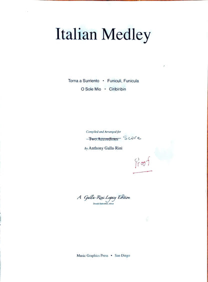 Italian Medley (Ensemble)