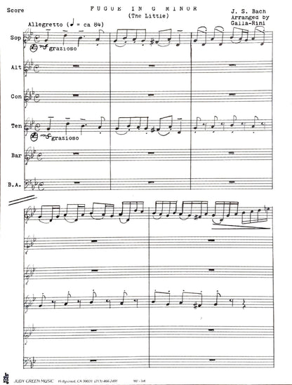 Fugue in G Minor, BWV 578 — “The Little Fugue”