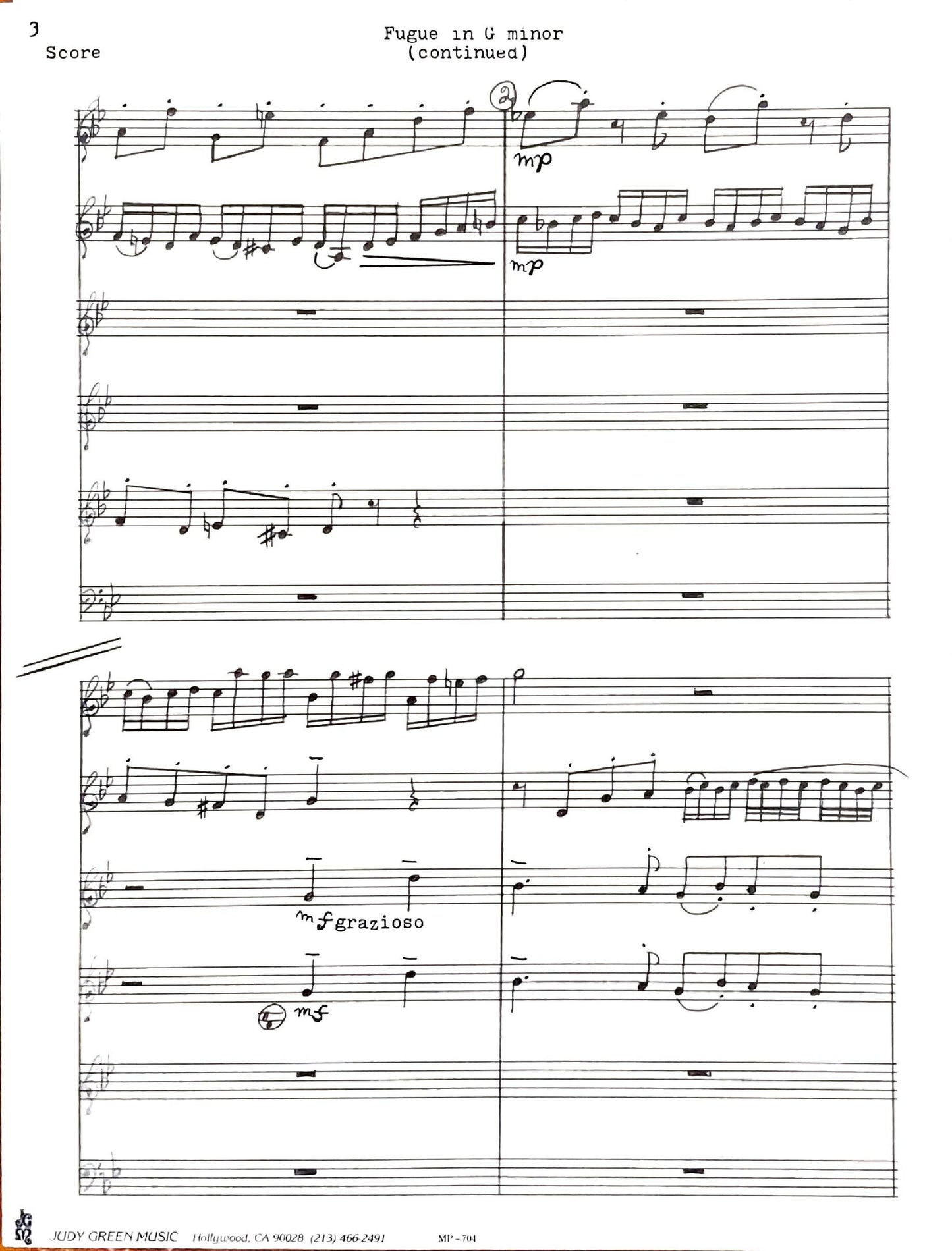Fugue in G Minor, BWV 578 — “The Little Fugue”