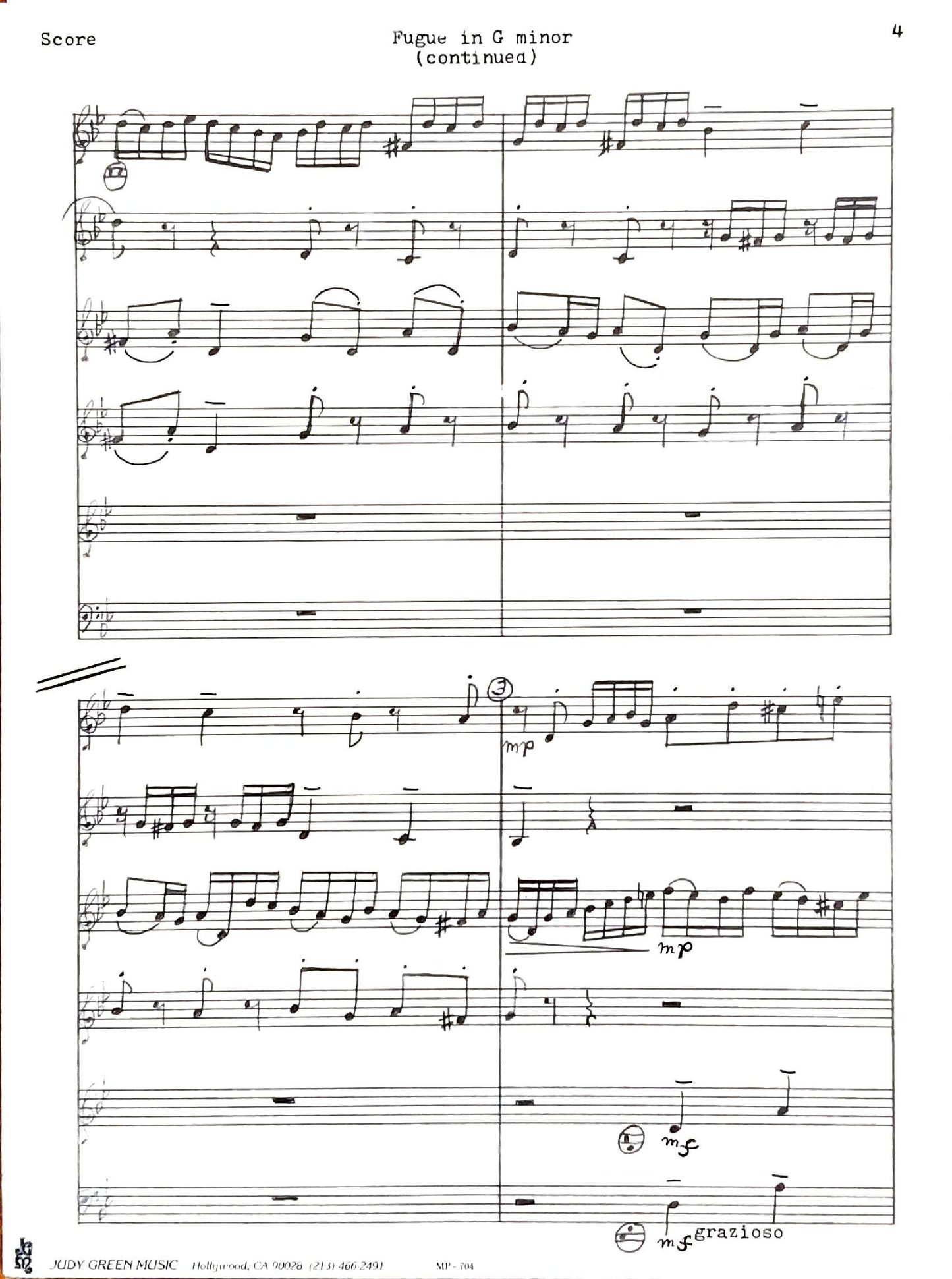 Fugue in G Minor, BWV 578 — “The Little Fugue”
