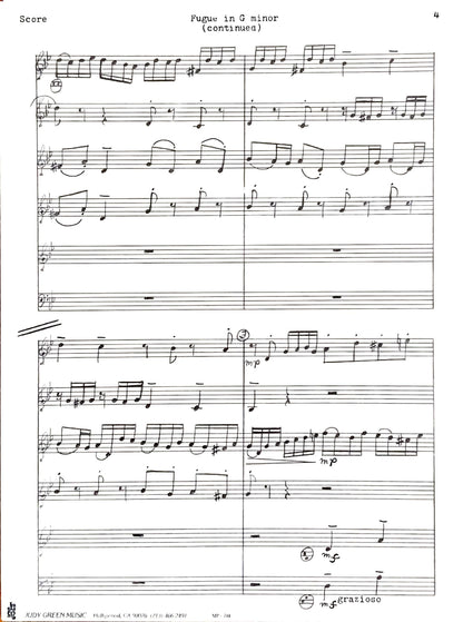 Fugue in G Minor, BWV 578 — “The Little Fugue”