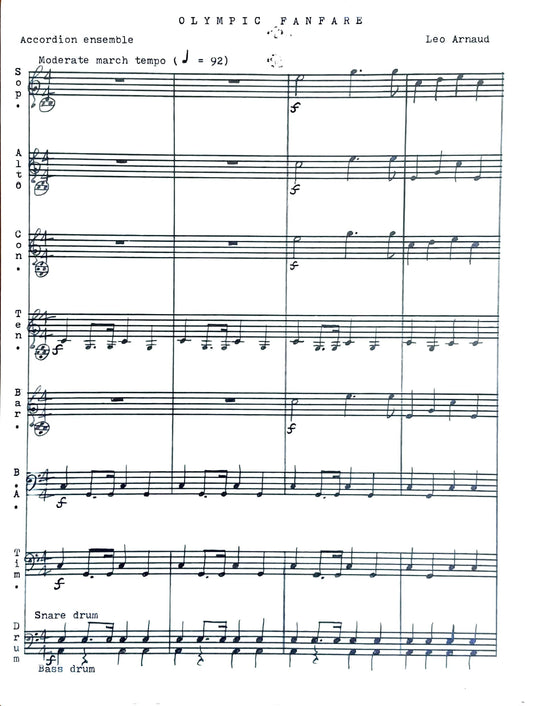Olympic Fanfare (accordion ensemble)