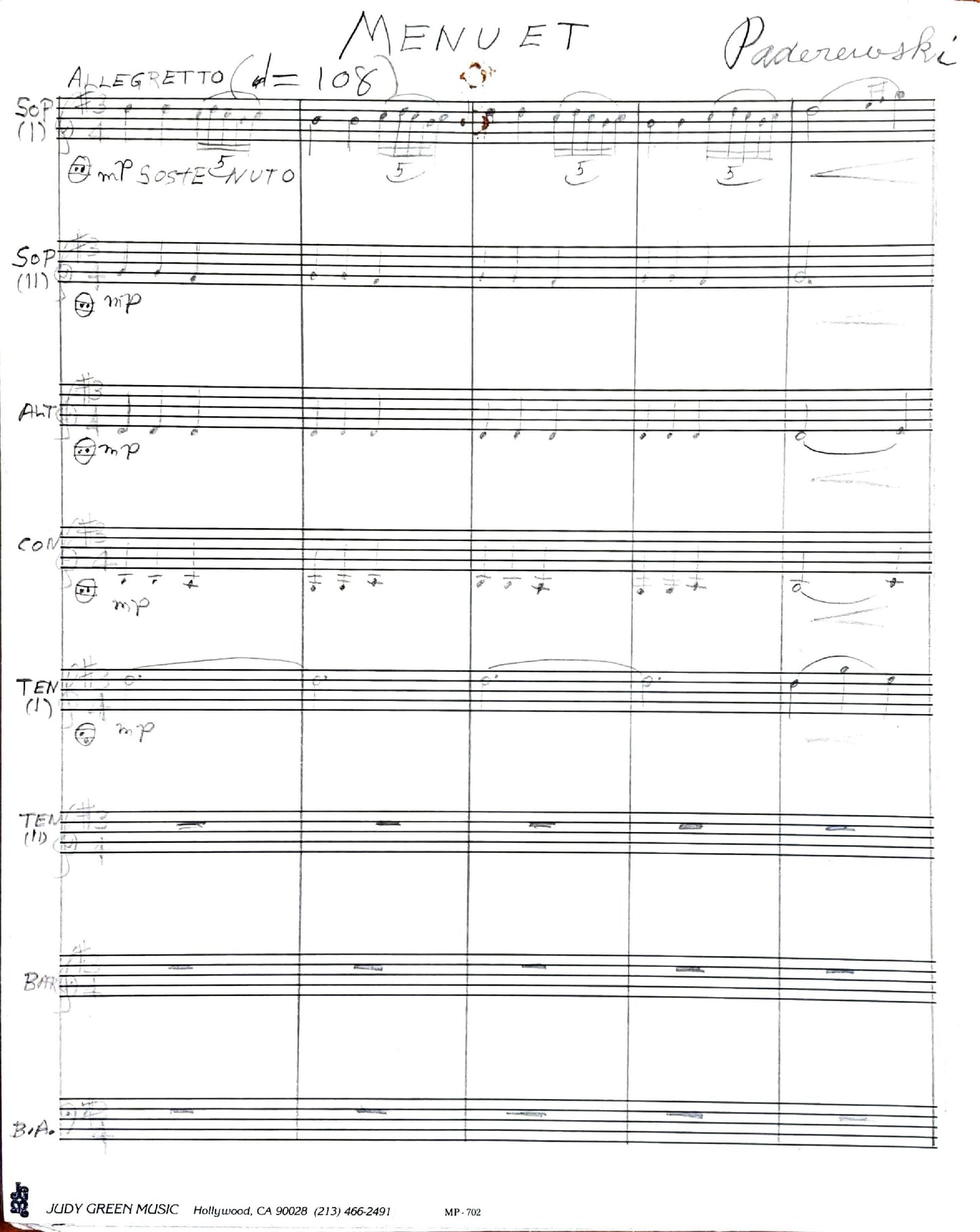 Menuet in G major, Op. 14 No. 1