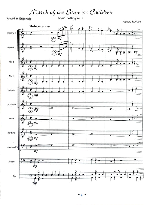 March of the Siamese Children from 'The King and I' (accordion ensemble)